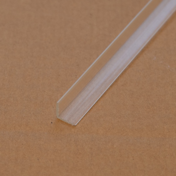 10mm Clear Acrylic Angle Profile 90